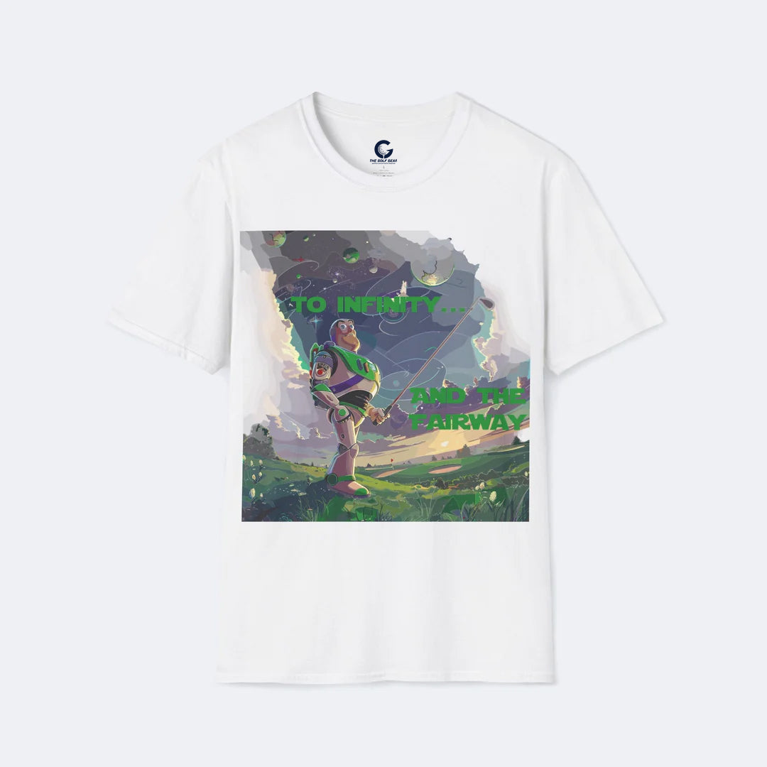 To Infinity and the Fairway Unisex Softstyle T-Shirt