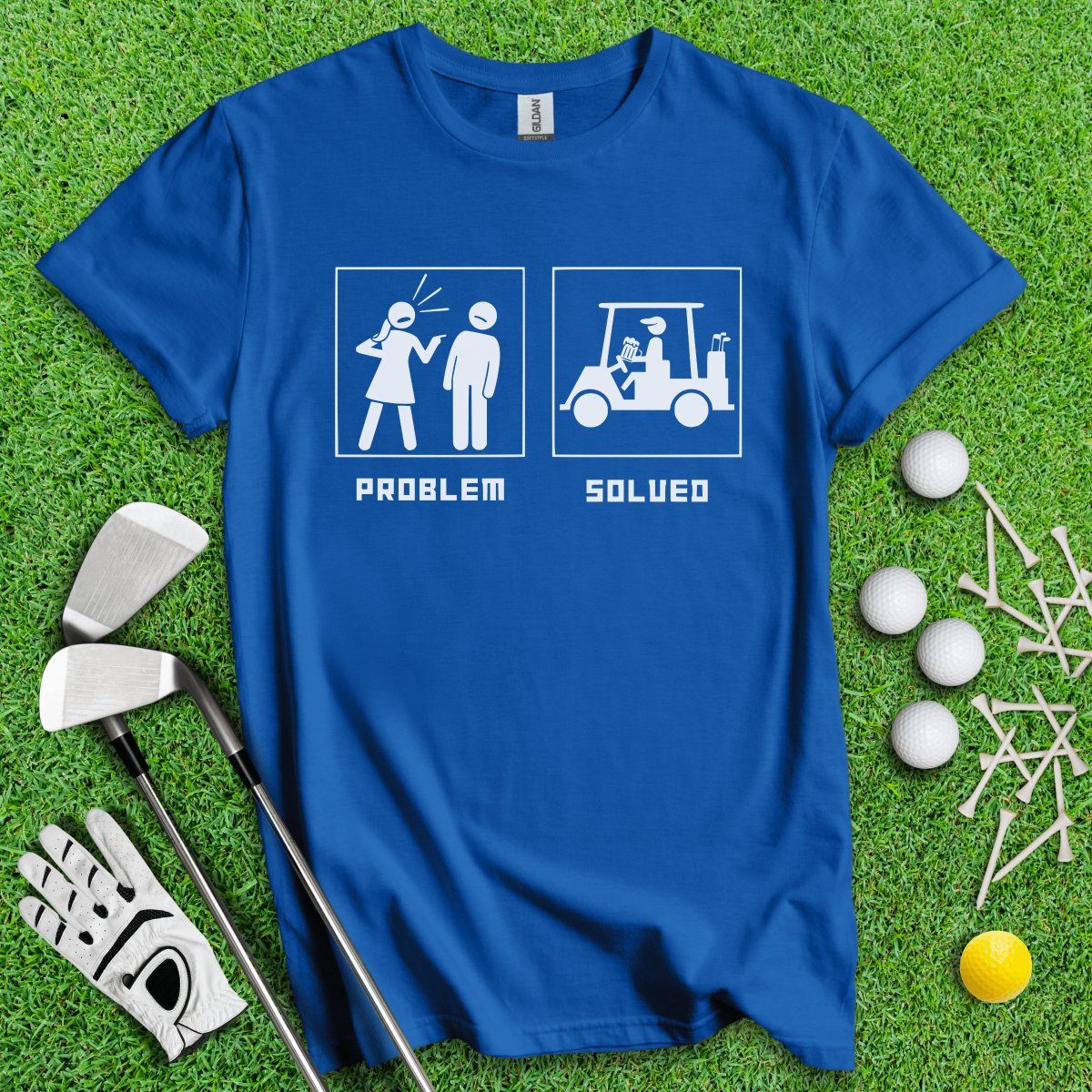 Problem Solved Dark Humor T-Shirt