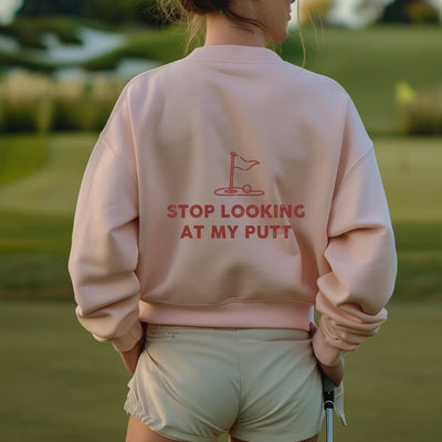 Stop Looking At My Putt Unisex Heavy Blend™ Crewneck Sweatshirt