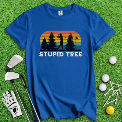 Stupid Tree Retro T-Shirt