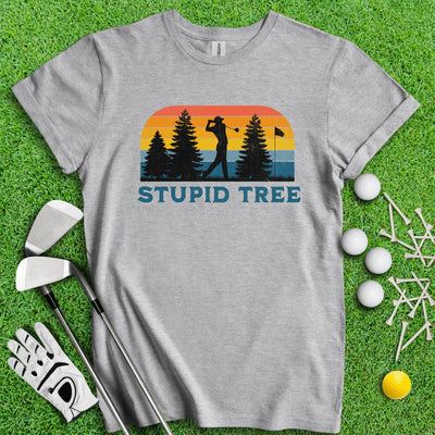 Stupid Tree Retro T-Shirt